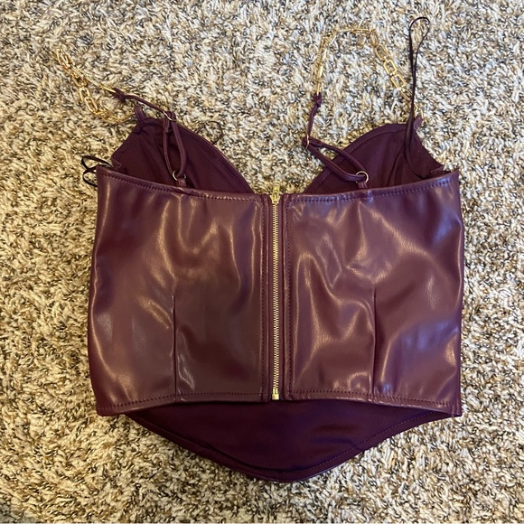 Windsor Corset Top, Small, Plum - Picture 9 of 9